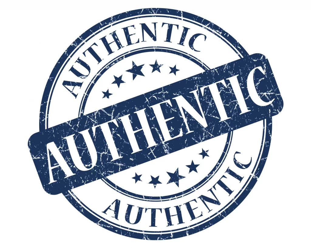 L'Importance de l'authenticité